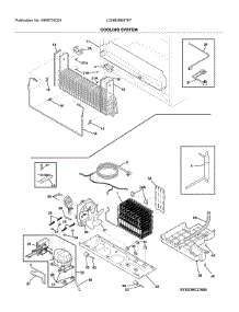 System parts for Frigidaire Bottom-Mount Refrigerator LGHB2869TF7 from AppliancePartsPros.com