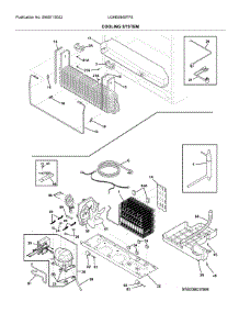 System parts for Frigidaire Bottom-Mount Refrigerator LGHB2869TF8 from AppliancePartsPros.com