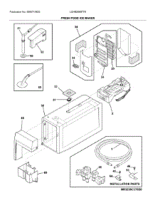 Fresh Food Ice Maker parts for Frigidaire Bottom-Mount Refrigerator LGHB2869TF8 from AppliancePartsPros.com