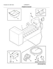 Freezer Ice Maker parts for Frigidaire Bottom-Mount Refrigerator LGHB2869TF8 from AppliancePartsPros.com