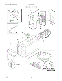 Fresh Food Ice Maker parts for Frigidaire Bottom-Mount Refrigerator LGHB2869TF9 from AppliancePartsPros.com