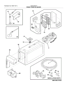 Fresh Food Ice Maker parts for Frigidaire Bottom-Mount Refrigerator LGHD2369TF7 from AppliancePartsPros.com