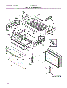 Freezer Door parts for Frigidaire Bottom-Mount Refrigerator LGHD2369TF8 from AppliancePartsPros.com