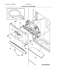 Dispenser parts for Frigidaire Bottom-Mount Refrigerator LGHD2369TF8 from AppliancePartsPros.com