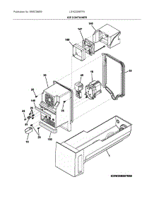 Container parts for Frigidaire Bottom-Mount Refrigerator LGHD2369TF8 from AppliancePartsPros.com