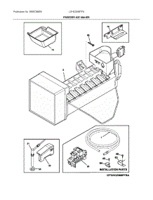 Freezer Ice Maker parts for Frigidaire Bottom-Mount Refrigerator LGHD2369TF8 from AppliancePartsPros.com