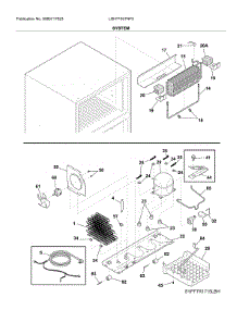 System parts for Frigidaire Top-Mount Refrigerator LGHT1837NF5 from AppliancePartsPros.com