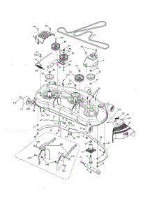 Mower Deck parts for Husqvarna Front-Engine Lawn Tractor LGT24K54/240471 from AppliancePartsPros.com