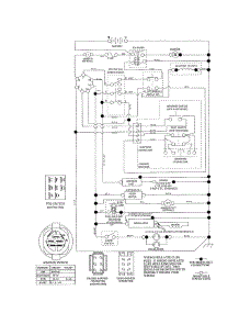 Schematic Diagram parts for Husqvarna Front-Engine Lawn Tractor LGT24K54/240471 from AppliancePartsPros.com