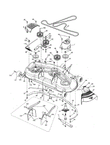 Mower Deck parts for Husqvarna Front-Engine Lawn Tractor LGT24K54/240472 from AppliancePartsPros.com