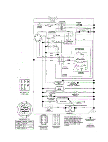 Schematic Diagram parts for Husqvarna Front-Engine Lawn Tractor LGT24K54/240472 from AppliancePartsPros.com