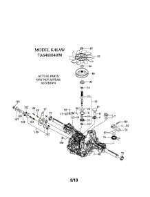 Transaxle parts for Husqvarna Front-Engine Lawn Tractor LGT24K54/240472 from AppliancePartsPros.com