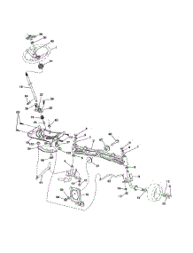 Steering parts for Husqvarna Front-Engine Lawn Tractor LGT2654-96045004700 from AppliancePartsPros.com