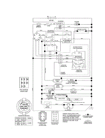 Schematic Diagram parts for Husqvarna Front-Engine Lawn Tractor LGT2654-96045004700 from AppliancePartsPros.com