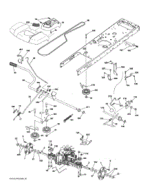 Drive parts for Husqvarna Front-Engine Lawn Tractor LGT48DXL-96043026000 from AppliancePartsPros.com