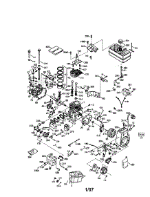 Cylinder / Crankshaft / Fuel Tank parts for Tecumseh Lawn & Garden Engine LH318SA-156554G from AppliancePartsPros.com