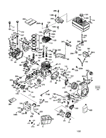 Cylinder / Crankshaft / Blower Housing parts for Tecumseh Lawn & Garden Engine LH318SA-156585H from AppliancePartsPros.com