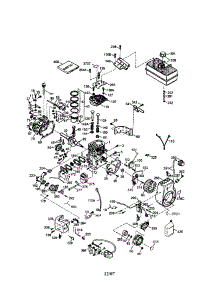 Engine parts for Tecumseh Lawn & Garden Engine LH318SA-156587H from AppliancePartsPros.com