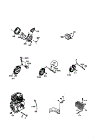 Rewind Starter parts for Tecumseh Lawn & Garden Engine LH358SA-159499Z from AppliancePartsPros.com