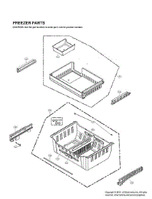 Freezer Parts parts for Lg Bottom-Mount Refrigerator LLMXS3006S/00 from AppliancePartsPros.com