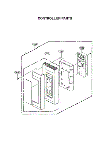 Controller Parts parts for Lg Microwave/Hood Combo LMHM2237ST/00 from AppliancePartsPros.com