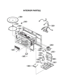 Interior Parts (I) parts for Lg Microwave/Hood Combo LMHM2237ST/00 from AppliancePartsPros.com