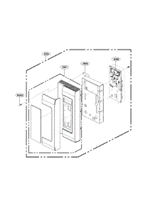 Controller Parts parts for Lg Microwave/Hood Combo LMHM2237ST/01 from AppliancePartsPros.com