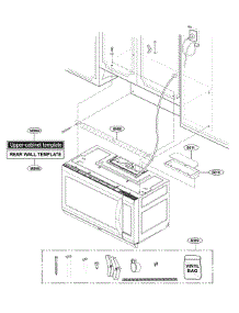 Installation Parts parts for Lg Microwave/Hood Combo LMHM2237ST/01 from AppliancePartsPros.com