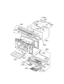 Oven Cavity Parts parts for Lg Microwave/Hood Combo LMV-1975ST from AppliancePartsPros.com