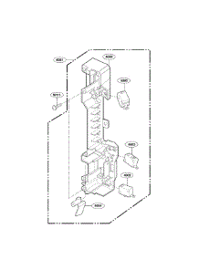 Latch Board Parts parts for Lg Microwave/Hood Combo LMV-1975ST from AppliancePartsPros.com