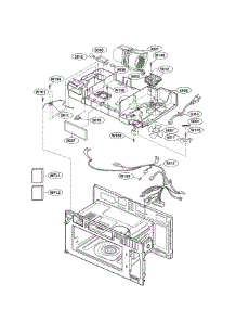 Interior Parts (Ii) parts for Lg Microwave/Hood Combo LMV-1975ST from AppliancePartsPros.com