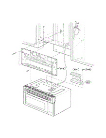 Installation Parts parts for Lg Microwave/Hood Combo LMV1314SV from AppliancePartsPros.com