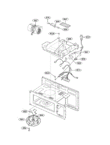 Interior Parts (Ii) parts for Lg Microwave/Hood Combo LMV1625B from AppliancePartsPros.com