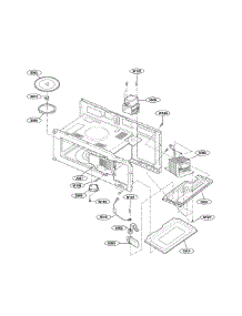 Interior Parts (I) parts for Lg Microwave/Hood Combo LMV1635SB from AppliancePartsPros.com