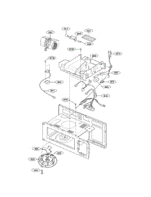 Interior Parts (Ii) parts for Lg Microwave/Hood Combo LMV1635SBQ from AppliancePartsPros.com