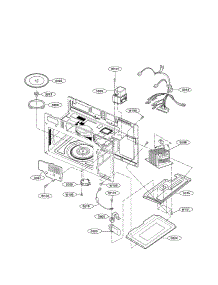 Interior Parts parts for Lg Microwave/Hood Combo LMV1680ST from AppliancePartsPros.com