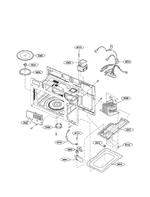 Interior Parts I parts for Lg Microwave/Hood Combo LMV1683SW/00 from AppliancePartsPros.com