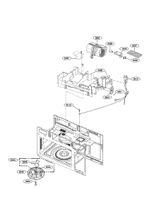 Interior Parts Ii parts for Lg Microwave/Hood Combo LMV1683SW/00 from AppliancePartsPros.com