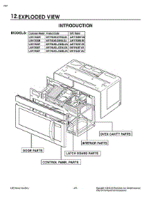 Introduction parts for Lg Microwave/Hood Combo LMV1760ST/00 from AppliancePartsPros.com