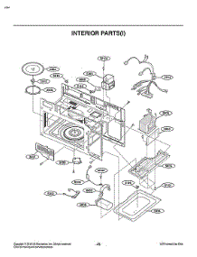 Interior Parts (I) parts for Lg Microwave/Hood Combo LMV1760ST/00 from AppliancePartsPros.com