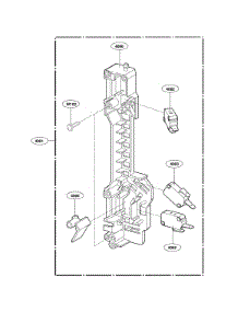 Latch Board Parts parts for Lg Microwave/Hood Combo LMV1762ST/01 from AppliancePartsPros.com