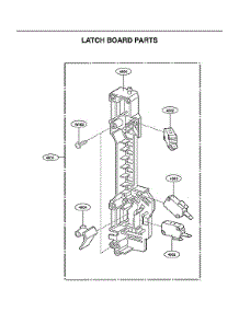 Latch Board Parts parts for Lg Microwave/Hood Combo LMV1764ST/00 from AppliancePartsPros.com