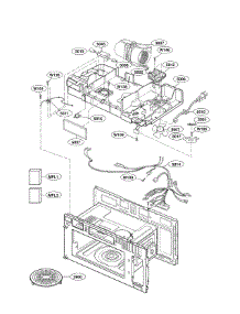 Interior Parts (Ii) parts for Lg Microwave/Hood Combo LMV1825SB from AppliancePartsPros.com