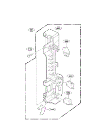Latch Board Parts parts for Lg Microwave/Hood Combo LMV1825SBQ from AppliancePartsPros.com