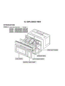 Introduction parts for Lg Microwave/Hood Combo LMV1831BD/00 from AppliancePartsPros.com