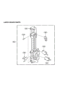 Latch Board Parts parts for Lg Microwave/Hood Combo LMV1831SS/00 from AppliancePartsPros.com
