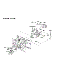 Interior Parts (Ii) parts for Lg Microwave/Hood Combo LMV1831SS/00 from AppliancePartsPros.com