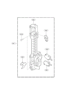 Latchboard Parts parts for Lg Microwave/Hood Combo LMV1831ST/00 from AppliancePartsPros.com