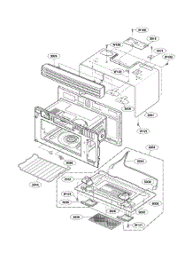 Oven Cavity Parts parts for Lg Microwave/Hood Combo LMV1915NVB from AppliancePartsPros.com