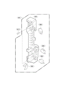 Latch Board Parts parts for Lg Microwave/Hood Combo LMV1915NVB from AppliancePartsPros.com